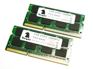 8GB DDR3 1066 MHZ PC3 8500 2X4GB SODIMM FOR MacBook Pro Intel iMac Mac