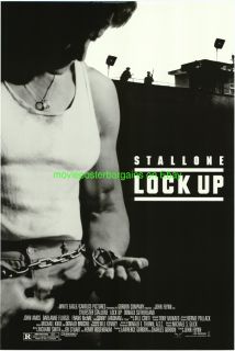Lock Up Movie Poster Original 27x40 Sylvester Stallone