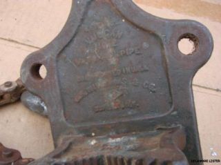 ANTIQUE TOOL WILLIAMS VULCAN NO.2 PIPE VISE