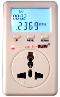 Power Energy Meter Monitor Electricity kWh Analyzer New