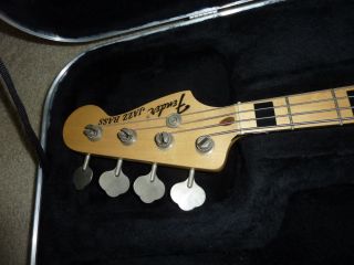 FENDER Geddy Lee Jazz Bass with Vintage Fender Nickel Tuning Keys and