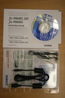 Casio FX 9860G Graphic Calculator CD USB Manual Only