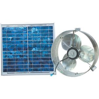 Solar Powered Vent Fan Panel Gable Mounted Ventilator