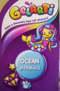 Gelarti Mermaid Set New Paint Decorate Your Own Peel Off Stickers Be