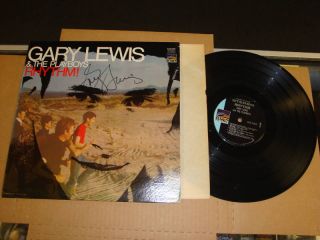 Gary Lewis The Playboys Rhythm LP RARE Hand Signed