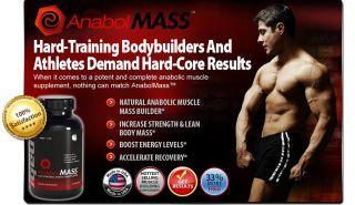 Anabol Mass Non Steroid Hardcore Muscle Growth Weight Gain Supplement
