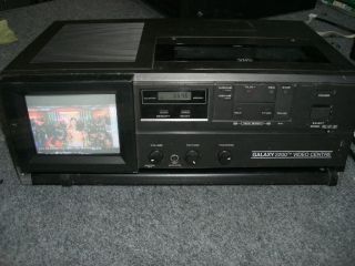Galaxy 2200 Video Centre VCR and TV Combo Vintage
