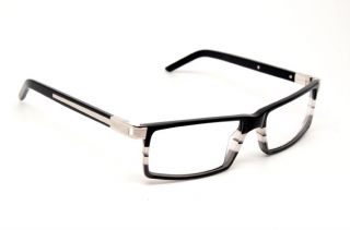 Fred F Melville C4 005 s 56 RX Glasses Black Plastic Eyeglasses