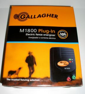 Gallagher M1800 Plug In 110 volt Engergizer Electric Fence Charger 42