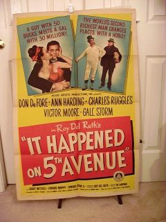 It Happened on 5th Avenue 1946 Gale Storm Original Classic Christmas