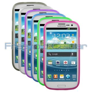 6x Flex Gel Skins Covers Shells Cases for Samsung Galaxy S III S 3 S3