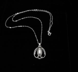 Georg Jensen Sterling Silver Pendant of The Year 1990