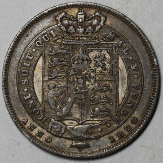 1824 silver shilling of george iv high grade example terms of sale 1