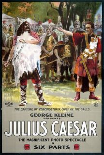 Julius Caesar George Kleine Movie Poster   Vintage Movie Posters