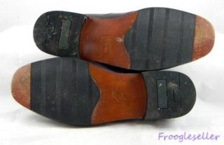 French Shriner Mens Alton Tassel Kilted Loafers Shoes 10 5 w Burgundy