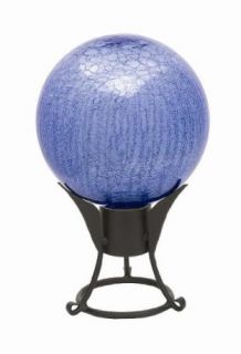 New Indoor Outdoor 10 Gazing Globe Blue Lapis Crackle