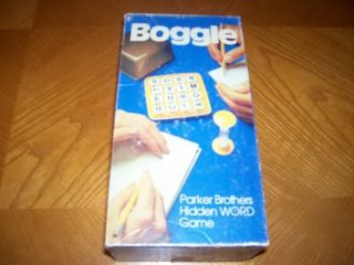 Boggle Board Game 1980 Edition Good Condition Complete