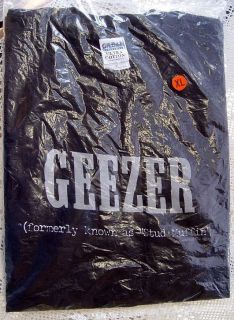 Geezer Formerly Known as Studmuffin Black T Shirt XL New in Bag