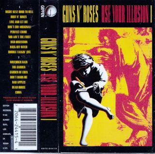  Illusion I Guns N Roses Cassette 1991 Geffen In 720642441541