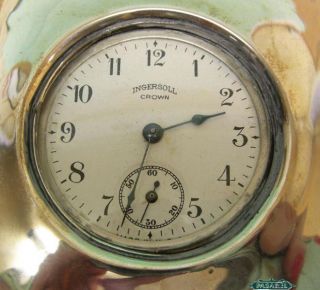  Traveling Cased Clock Pocket Watch By Henry Matthews Birmingham 1919