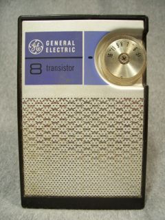 General Electric 8 Transistor Radio Am Radio Vintage 1960S