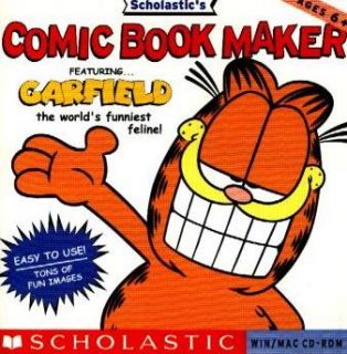 Comic Book Maker w Garfield PC CD Point and Click Art