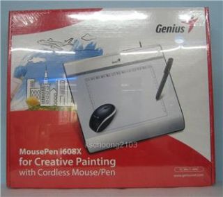 genius mouse pen i608x graphic tablet