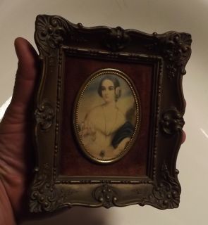   FRAME A CAMEO CREATION ISABELLA MONTGOMERY BY GEORGE ROMNEY 1940 50s