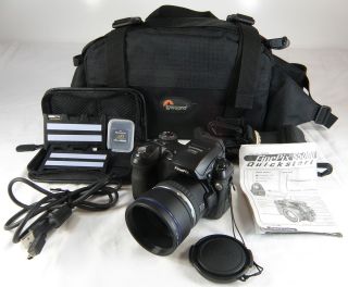 Fuji S5000 Digital Camera w Memory Cards USB Cable and Photorunner Bag