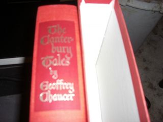 The Canterbury Tales by Geoffrey Chaucer Hardcover Book 1974