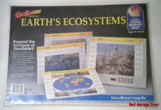 GeoSafari Cards Earths Ecosystems Geopack EI 8765 National Geographic