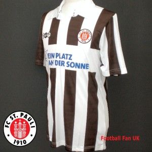 St Pauli Official Home Shirt 2011 12 New BNWT Heim Trikot Jersey Brown