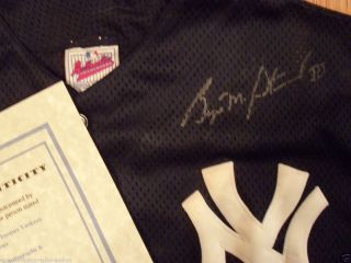  Jersey Signed Autograph George Steinbrenner NY Yankees Baseball