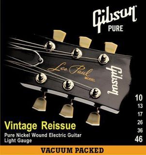 Gibson Vintage Reissue SEG VR10 10 46 Les Paul Guitar Strings Free