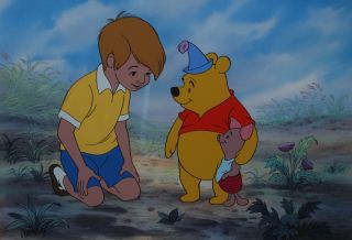 Disney Limited Edition Cel Winnie The Pooh Two Hero Party