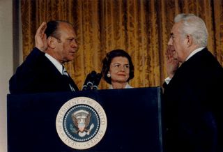 Gerald R Ford Signed Card 38th U s President Member Warren Commission
