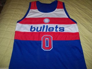  Washington Bullets Wizards NBA Jersey Size M Gilbert Arenas 0