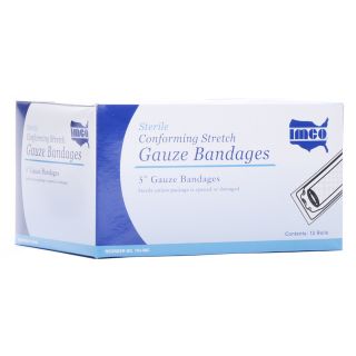 knitted stretch gauze bandage that provides for light compression