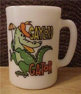 gaylord gator vintage childs cup mug avon kids nice