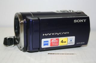 sony handycam dcr sx44 4 gb camcorder blue for parts