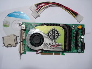 NVIDIA GEFORCE 6800 GT AGP 4X 8X GDDR3 256 Video Graphic Card Windows