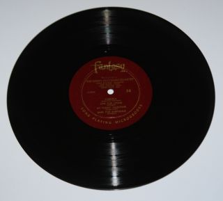 Gerry Mulligan LP 1950 Fantasy 3 6 Jazz 10 Chet Baker Ten inch Jazz