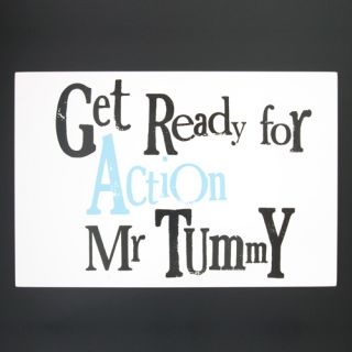 The Bright Side Placemat Get Ready for Action Mr Tummy Brand New
