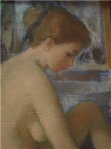  Beautiful Original Oil Painting of A Woman Francois Gall Paris