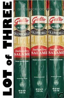 Buy Gallo Old World Italian Dry Salami Salame Chub Roll