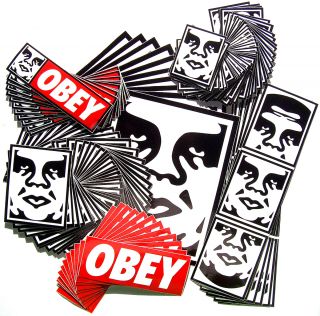 140 stickers Obey Giant Andre Shepard Fairey graffiti vinyl street art