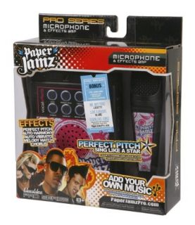 Paper Jamz Rock Girl Pro Microphone Pink New Karaoke Machine