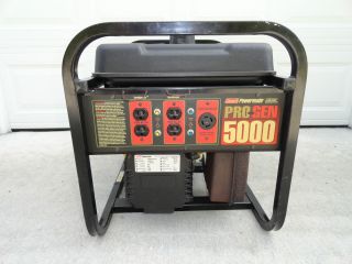 Coleman Powermate 5000 Generator Includes 50 Foot (cost $150.00) Power