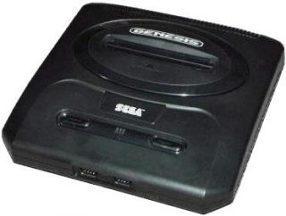 This auction is for the Sega Genesis Black Console Model 2 and stated
