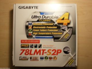 GIGABYTE GA 78LMT S2P Socket AM3 AMD 760G Micro ATX GlassFabric PCB